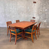 1920's American Made Dining Table With 6 Chairs