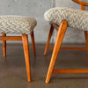 Vintage Late 60s Danish Arm Chair & Ottoman