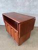 Mid Century Rolling Bar Serving Cabinet