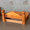 Pair of Scandinavian Pine Floating Wall Mount Nightstands With Drawers
