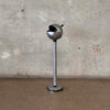 Mid Century Ash Tray With Fluted Stand & Bakelite Knob