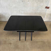 Heywood Wakefield Wishbone Dining Table in Ebonized Wood