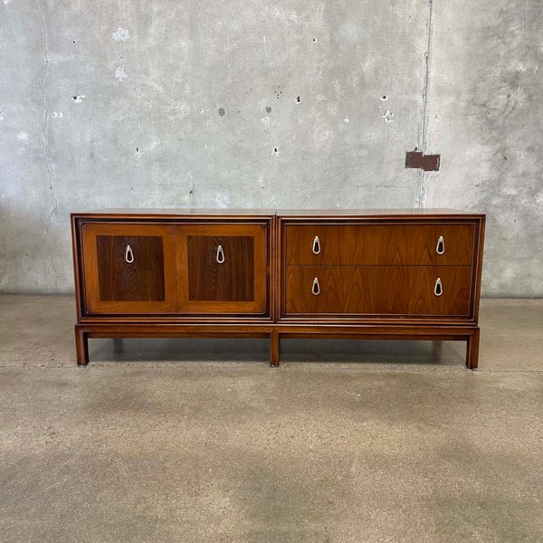 Mid Century Three Piece Modular Credenza By Mount Airy