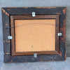 Small Oil Painting on Board in Mission Style Oak Frame