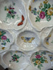 Antique Limoges Floral & Butterfly Oyster Plate