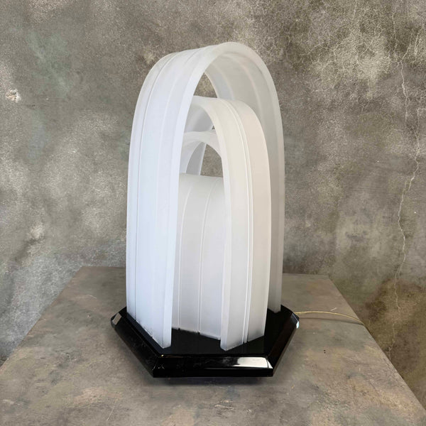 Late 70's Disco Studio 54 Style Lucite Table Lamp Product Image