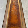 Mid Century Glass Panel Amber Swag Light (Works) Product Image