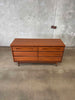 Mid Century Modern Walnut Dresser By Bassett Furniture