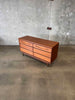 Mid Century Modern Walnut Dresser By Bassett Furniture
