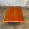 Danish Teak Flip Top Dining/Game Table w/ Two Leaves