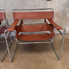 Pair of Vintage Mid Century Modern Lounge Chairs by Marcel Breuer for Knoll