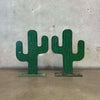 Pair of Vintage Metal Cactus Store Display From Millers Outpost