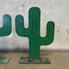 Pair of Vintage Metal Cactus Store Display From Millers Outpost