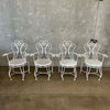 Set of Four Vintage Iron Patio Chairs Product Image