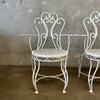 Set of Four Vintage Iron Patio Chairs Product Image
