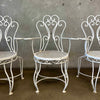 Set of Four Vintage Iron Patio Chairs Product Image