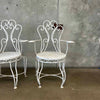 Set of Four Vintage Iron Patio Chairs Product Image