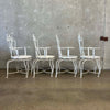 Set of Four Vintage Iron Patio Chairs Product Image
