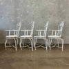 Set of Four Vintage Iron Patio Chairs Product Image