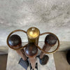 Mid Century Modern Vintage Seymour Fireplace (4) Piece Tool Set