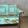 1950's Metal Glider Patio Bench