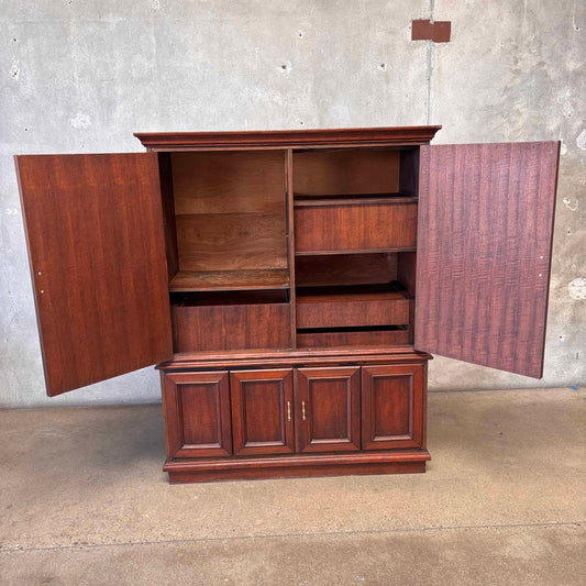 Vintage Mid Century Bar and Records Cabinet