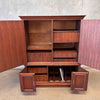 Vintage Mid Century Bar and Records Cabinet