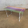 Post Modern Acrylic Rainbow Spectrum Slat Bench Product Image