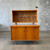 Mid Century Hutch Credenza by Barzilay 1950's