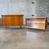 Mid Century Hutch Credenza by Barzilay 1950's