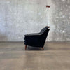 Mid Century Danish Leather Settee C. 1965