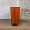 Mid Century Modern 4 Drawer Walnut/ Birch Dresser