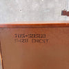 Mid Century Modern 3 Drawer Walnut/ Birch Dresser