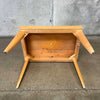 Paul Lazlo Brown Saltman Side Table in Cerused Oak C. 1950's