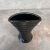 Bauer Matt Carlton Fan Vase - Rare Black Glaze Product Image