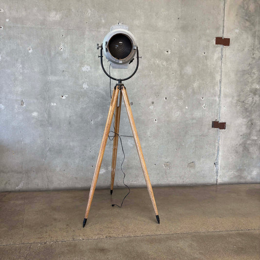1940's Barrdwell Hollywood Lighting Converted into Lamp w/ Tripod Base