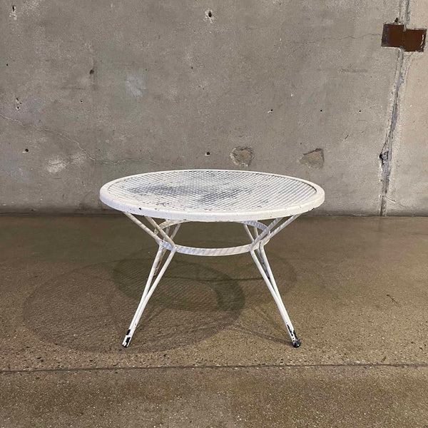 Mid Century Modern Metal Patio Coffee Table by Homecrest
