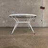 Mid Century Modern Metal Patio Coffee Table by Homecrest