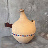 Cement Hillside Pottery Jug with inset Mosaic California Tile