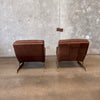 Pair Of Lance Armless Slipper Chairs By Bernhardt