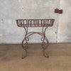 Rustic Wrought Iron Plant Stand