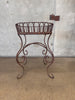 Rustic Wrought Iron Plant Stand
