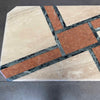 Vintage Post Modern Geometric Marble Coffee Table Product Image