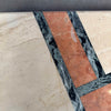 Vintage Post Modern Geometric Marble Coffee Table Product Image