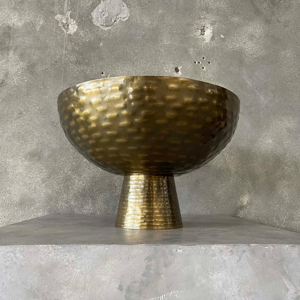 Jamie Young Co. Large Hammered Copper Chalice Bowl Product Image
