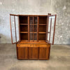 2 Pc Mid Century Buffet/Hutch American of Martinsville