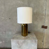 1970's Brass Lamp By Westwood Industries - New Lampshade