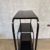 Milo Baughman Style Black Metal Etagere Shelf