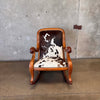 1930's Rocking Chair With New Cowhide Product Image