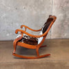 1930's Rocking Chair With New Cowhide Product Image